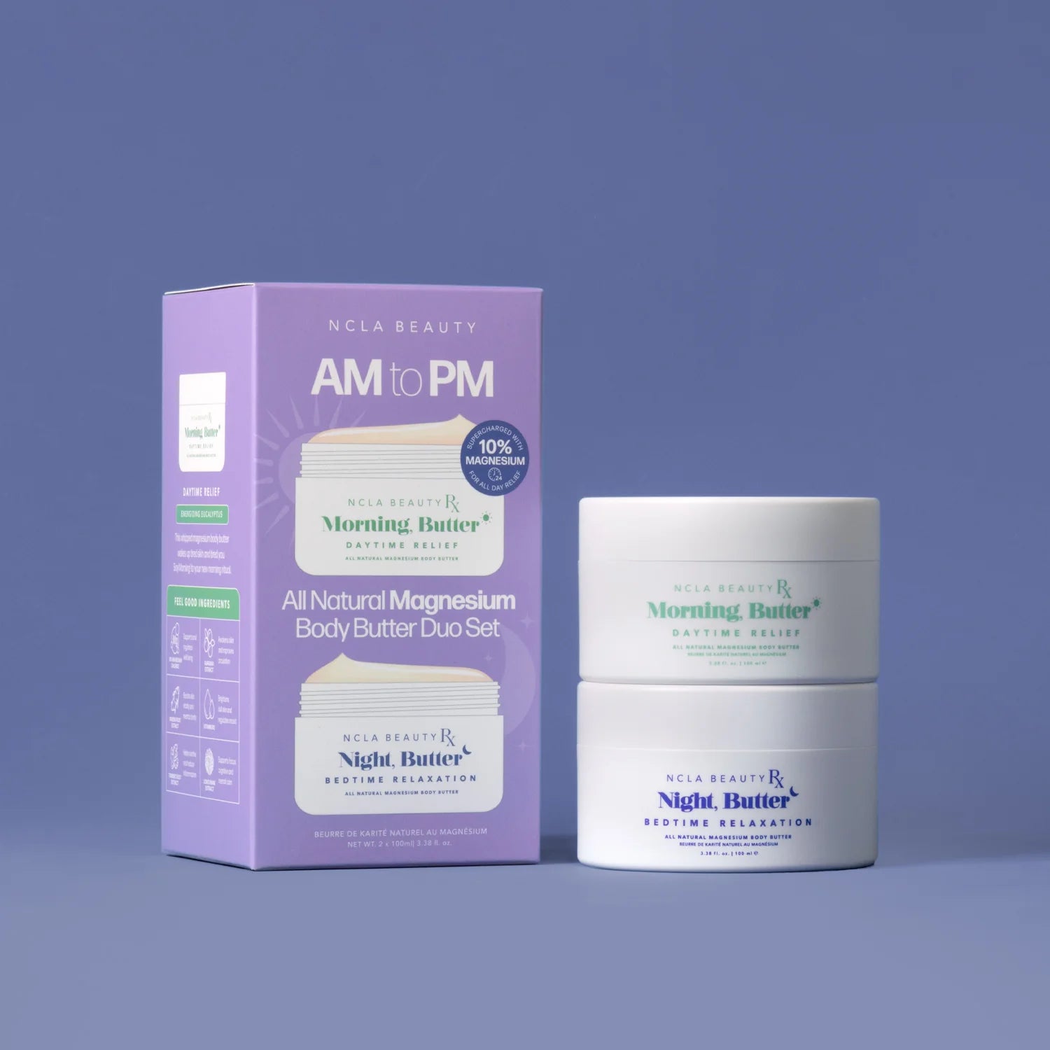 AM to PM Magnesium Body Butter Duo Set