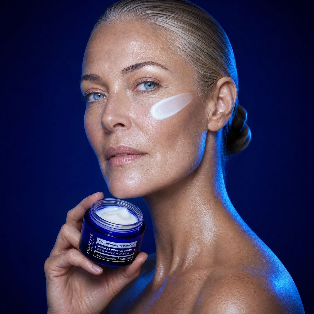 Crème Visage Infusion Cellulaire NAD+ & Peptides Biomimétiques Odacité