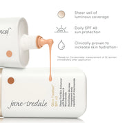 Perfecteur de Teint SPF 40 au Squalane & Niacinamide Glow Fixation™ jane iredale