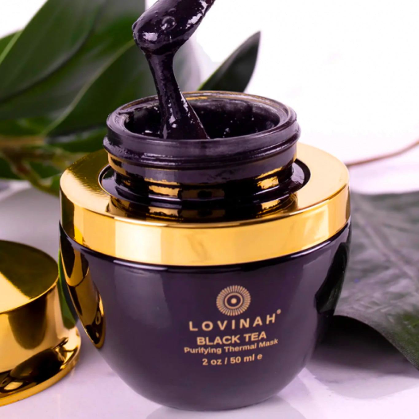 Masque Visage Purifiant Black Tea Lovinah Skincare