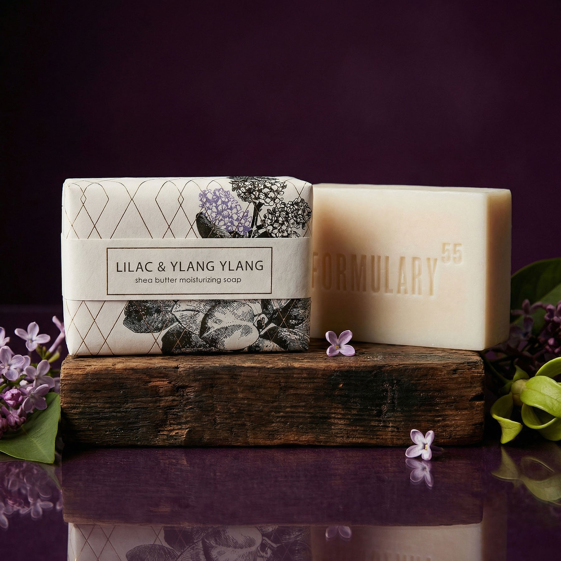 Forulary-55-Lilac-Ylang-Ylang-Gold-Leaf-Shea-Butter-Soap-Lifestyle.jpg