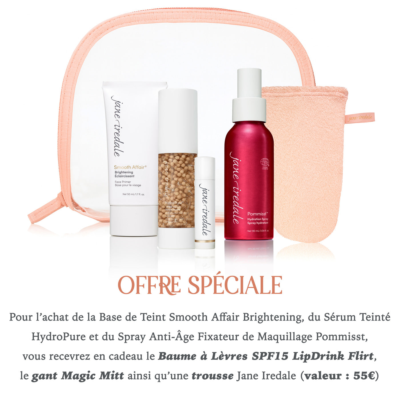 SPECIAL OFFER The Skincare Makeup System + gifts included jane iredale 
