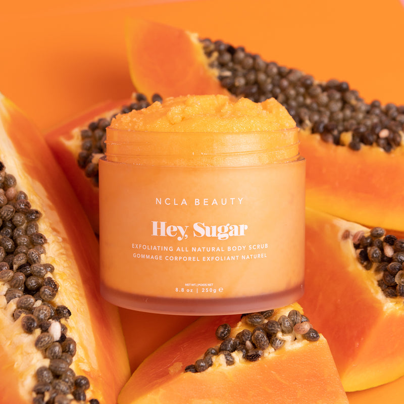 Hey, Sugar Papaya Vanilla Body Scrub NCLA BEAUTY