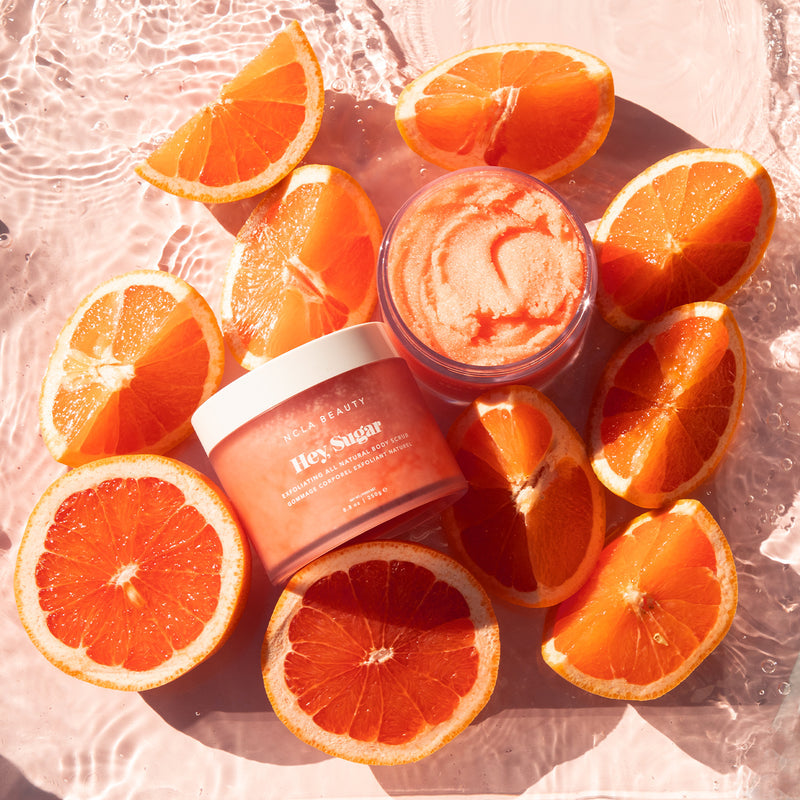 Hey, Sugar Pink Grapefruit Body Scrub NCLA BEAUTY