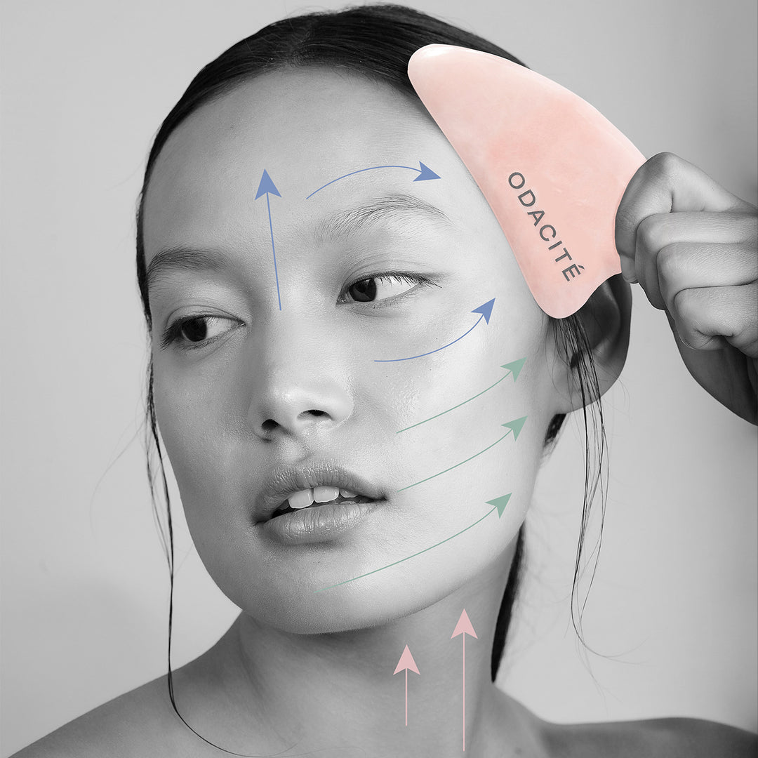 Gua Sha Quartz Rose Odacité